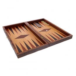 Handmade Wooden Backgammon Game Set / The Clipper Ship Picture Inset - Small 3