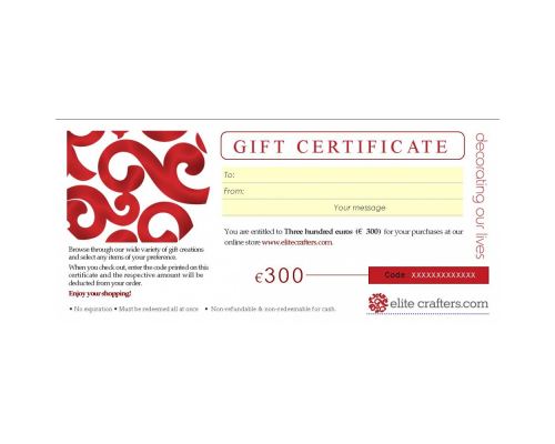 Elitecrafters Gift Certificate - Gift Voucher 300€