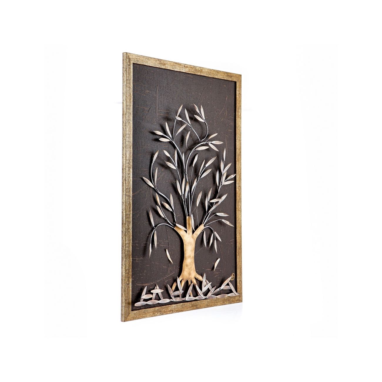 Olive Tree 3d Handmade Wood Metal Wall Art Framed Decor 25 Handmade Framed Metal Wall Art Decor Sculpture Olive Tree 1 1300x1300 Jpg
