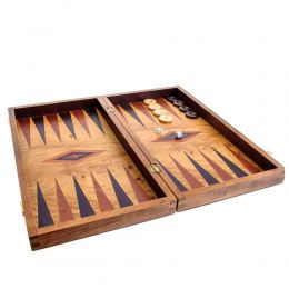 Handmade Olive Wood Backgammon Board Wooden Game Set - Large 3