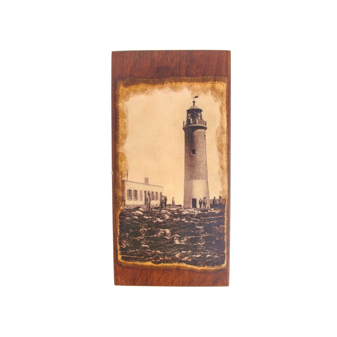 Backgammon Game Set Wooden Handmade The Lighthouse Design Large