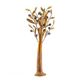 Olive Tree Sculpture - Handmade Bronze & Ceramic - Modern Art Table Decor - 37cm (14.5'')