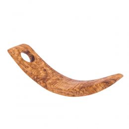 Olive Wood Barware Accessories Handmade, Wooden Free Standing Wine Rack or Bottle Holder with 1 Socket 10.6' (27cm) 2