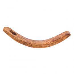 Olive Wood Barware Accessories Handmade, Wooden Free Standing Wine Rack or Bottle Holder with 1 Socket 10.6' (27cm) 3
