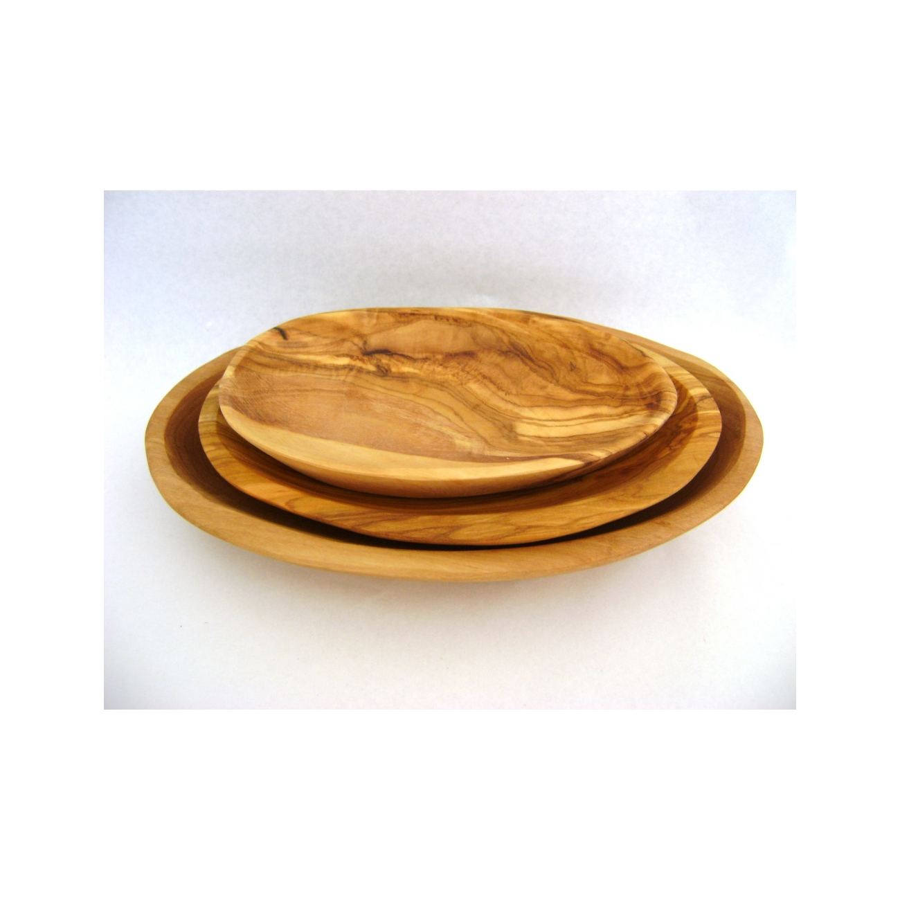 Olive Wood Serving Dishes Or Plates Set Of 3 Handmade Oval Shape Olive Wood Serving Dishes Or Plates Set Of 3 Handmade Oval Shape Kitchen Accessories