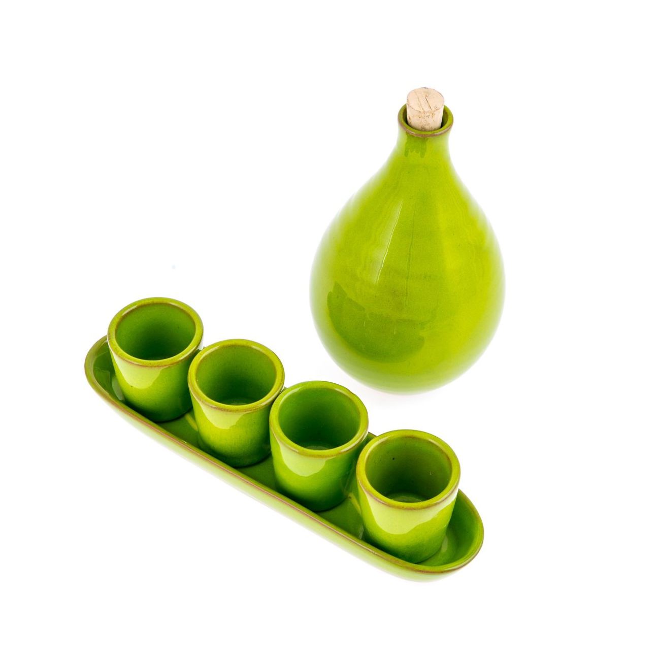 Drink Serving Set of 6 Stylish & Modern Handmade Decanter Set