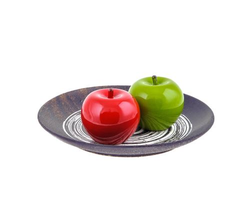 Green Apple - Modern Handmade Ceramic Decor Ornament - 3.9'' (10cm) 