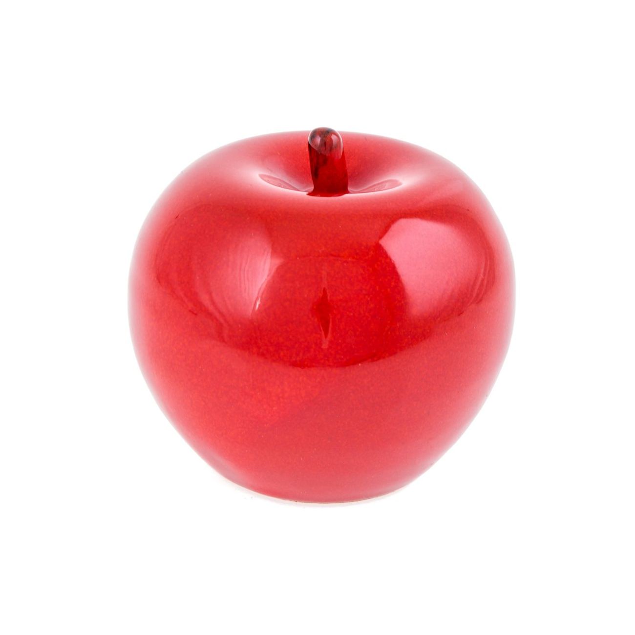 Red Apple Modern Handmade Ceramic Decor Ornament 3 9