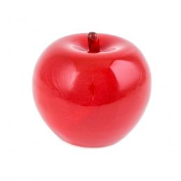 Red Apple - Modern Handmade Ceramic Decor Ornament - 3.9'' (10cm) 