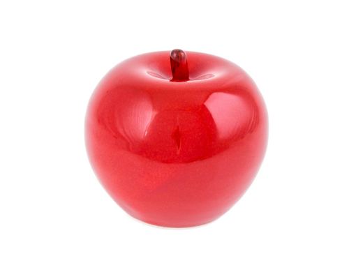 Διακοσμητικό Μήλο - Κεραμικό Φρούτο, Κόκκινο 
