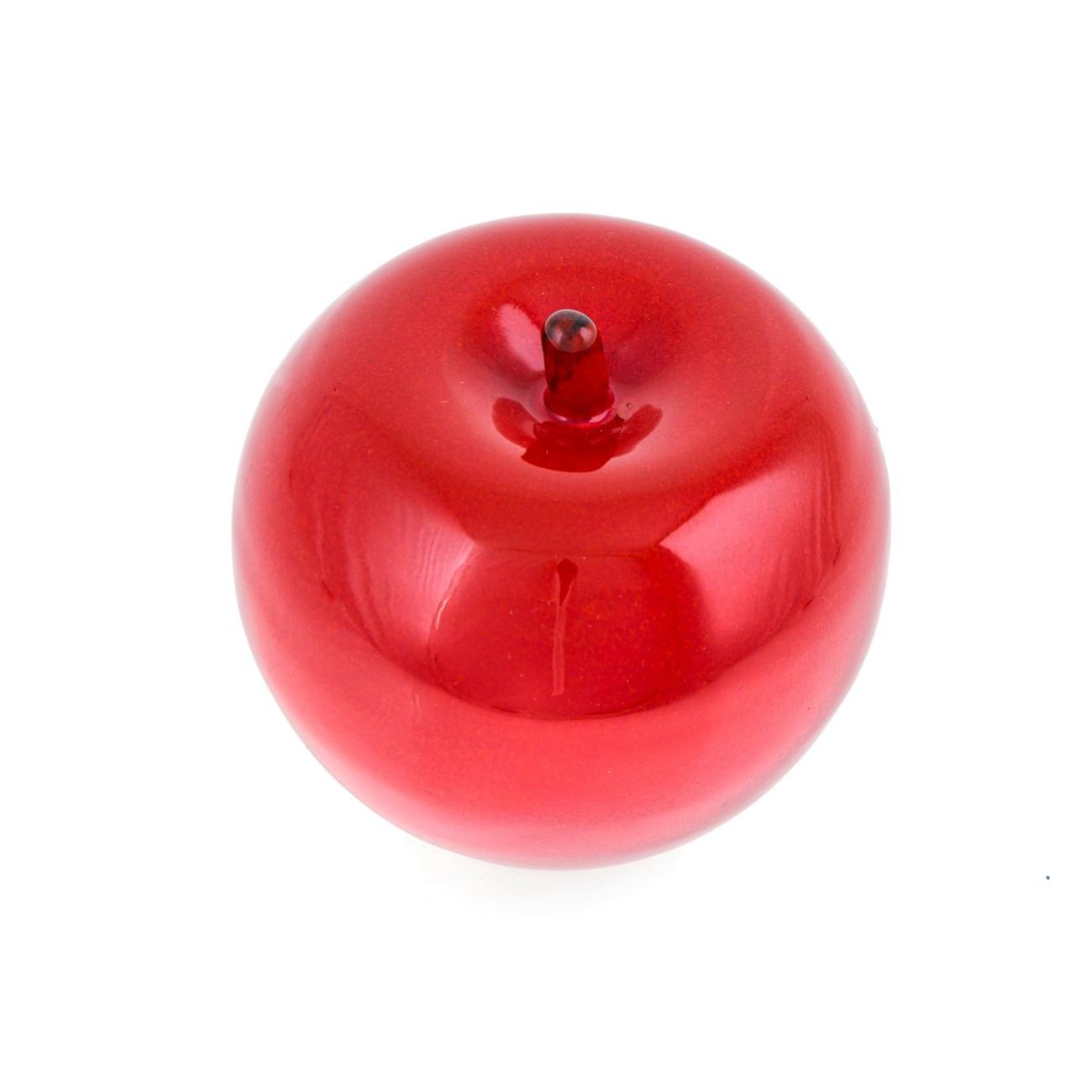 Red Apple Modern Handmade Ceramic Decor Ornament 3 9 10cm