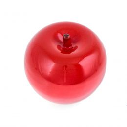 Red Apple - Modern Handmade Ceramic Decor Ornament - 3.9'' (10cm) 