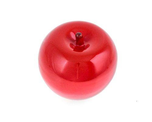 Red Apple - Modern Handmade Ceramic Decor Ornament - 3.9'' (10cm) 