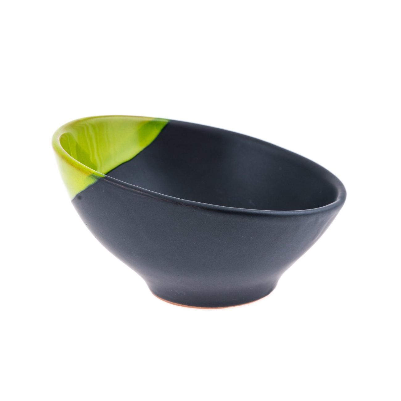 Cereal Bowl Handmade Ceramic Cereal Bowl Contemporary Ceramics Green Bowl.