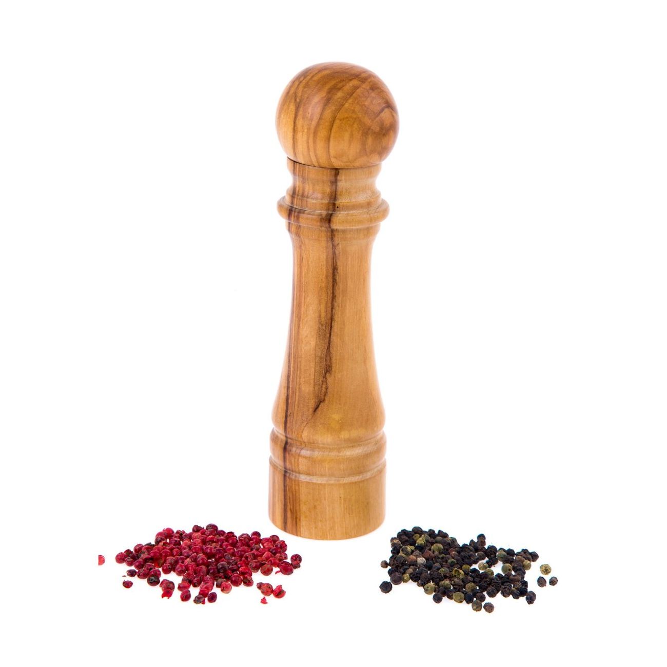 Olive Wood Salt Pepper mill or Pepper Grinder, Classic Style