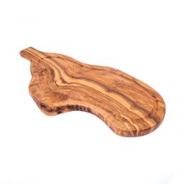 Olive Wood, Cutting Board - Handmade Wooden Chopping Board with Handle and Slot - Large 19.6'' (50cm)