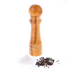 Set of 2 Olive Wood Salt and Pepper Mills or Salt and Pepper Grinders, Classic Style