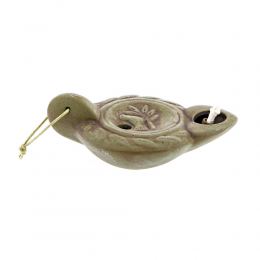 Set of Oil Lamps - Handmade Quality Ceramic, Ancient Greek Style Replicas, 1 Flame, Tabletop