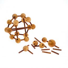 "Trellis" Game 3D Brain Teaser Game, Handmade Wooden Mind Puzzle