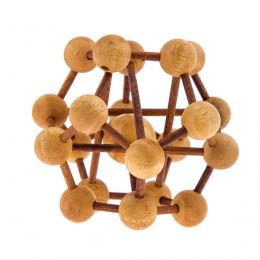 "Trellis" Game 3D Brain Teaser Game, Handmade Wooden Mind Puzzle