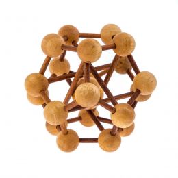 "Trellis" Game 3D Brain Teaser Game, Handmade Wooden Mind Puzzle