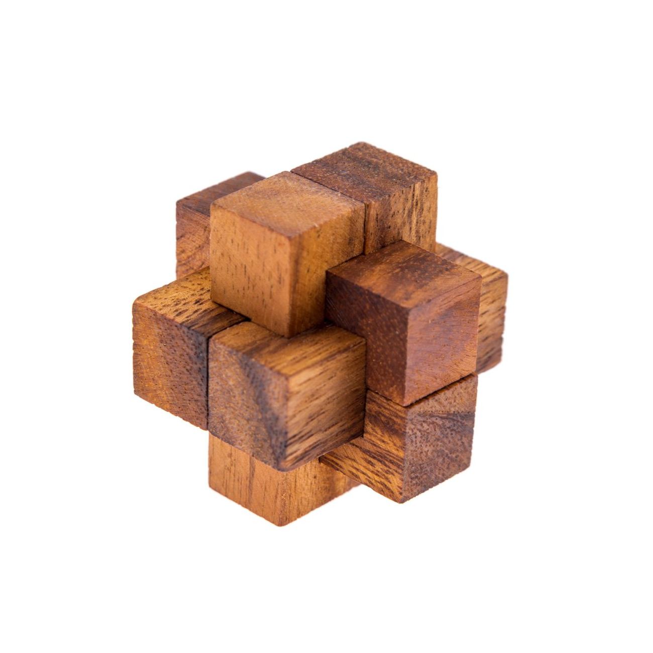 ULT-unite 3D Wooden Cube Brain Teaser Puzzle Pentago Game