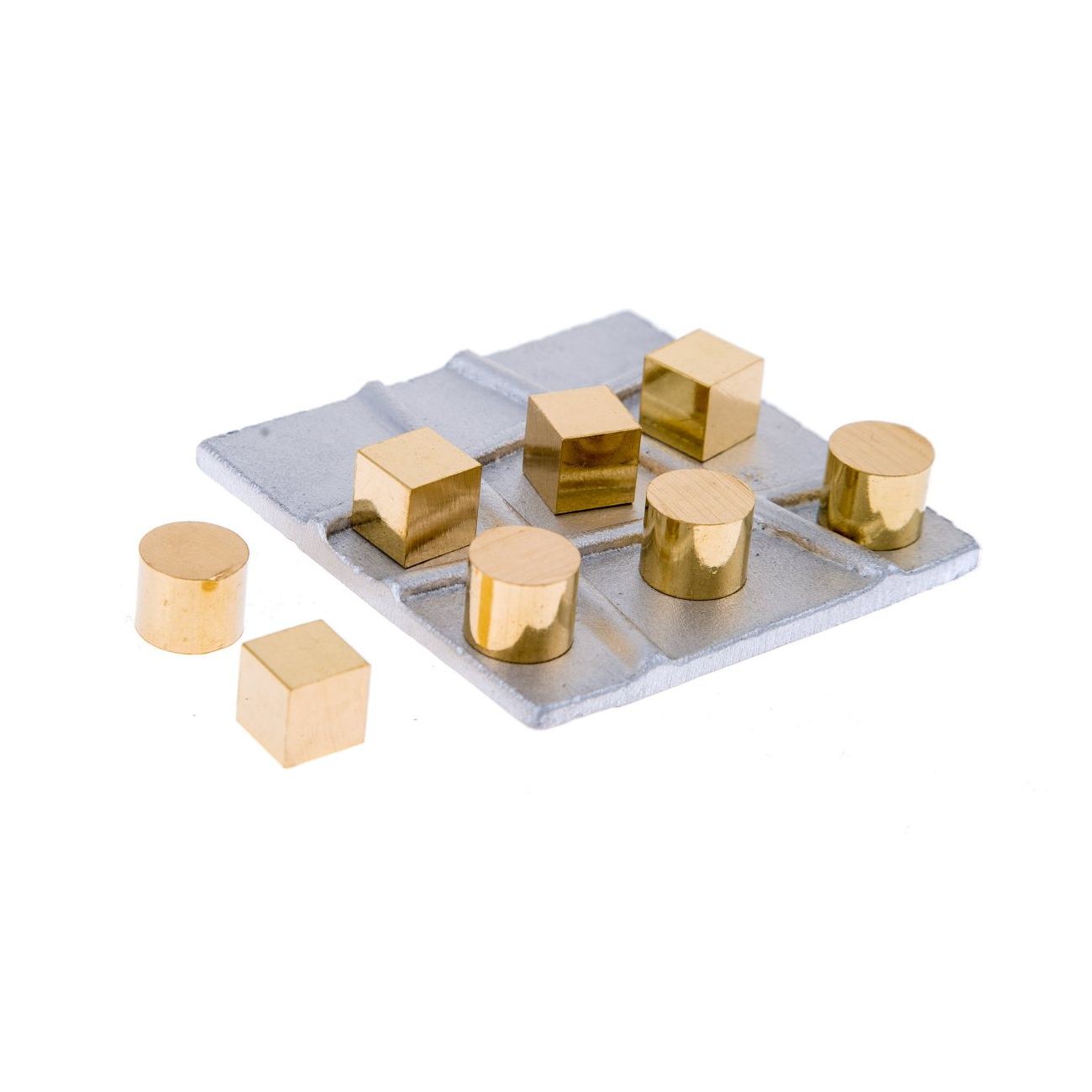 Tic Tac Toe Board Game Handmade Metal Decorative Ornament
