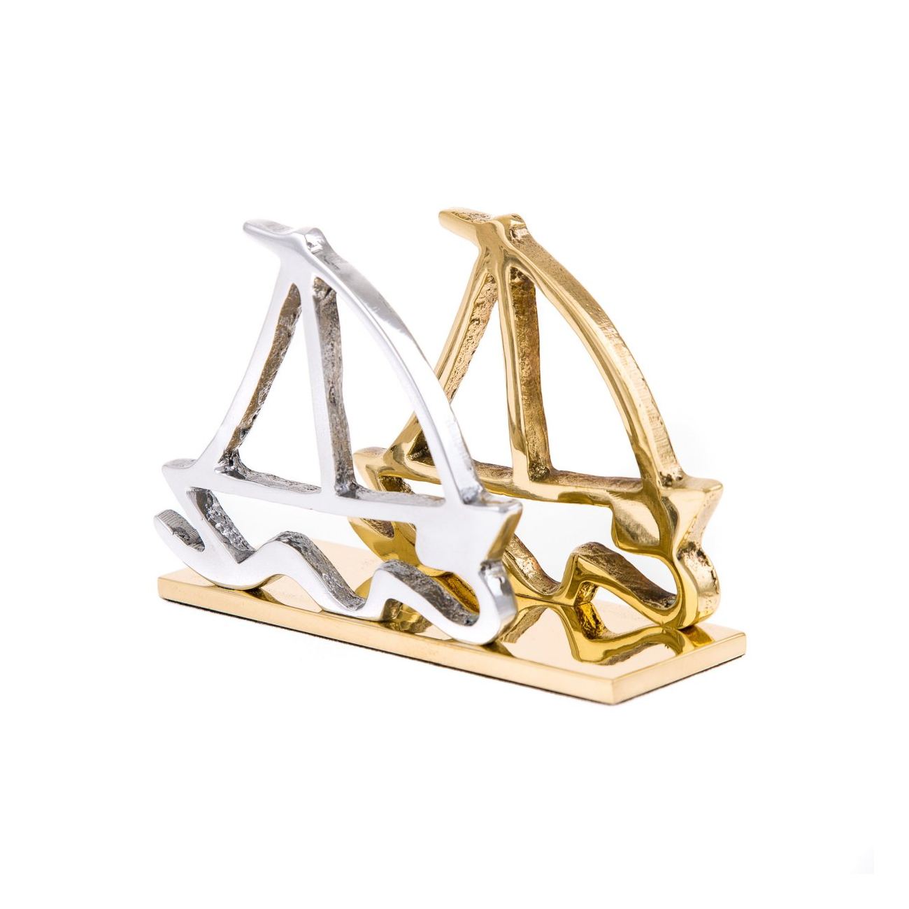Business Card Holder Handmade Solid Metal Desk Accessory Two Modern Solid Metal Business Card Holder Handmade 2 Sailing Boats Design 1 1300x1300 Jpg