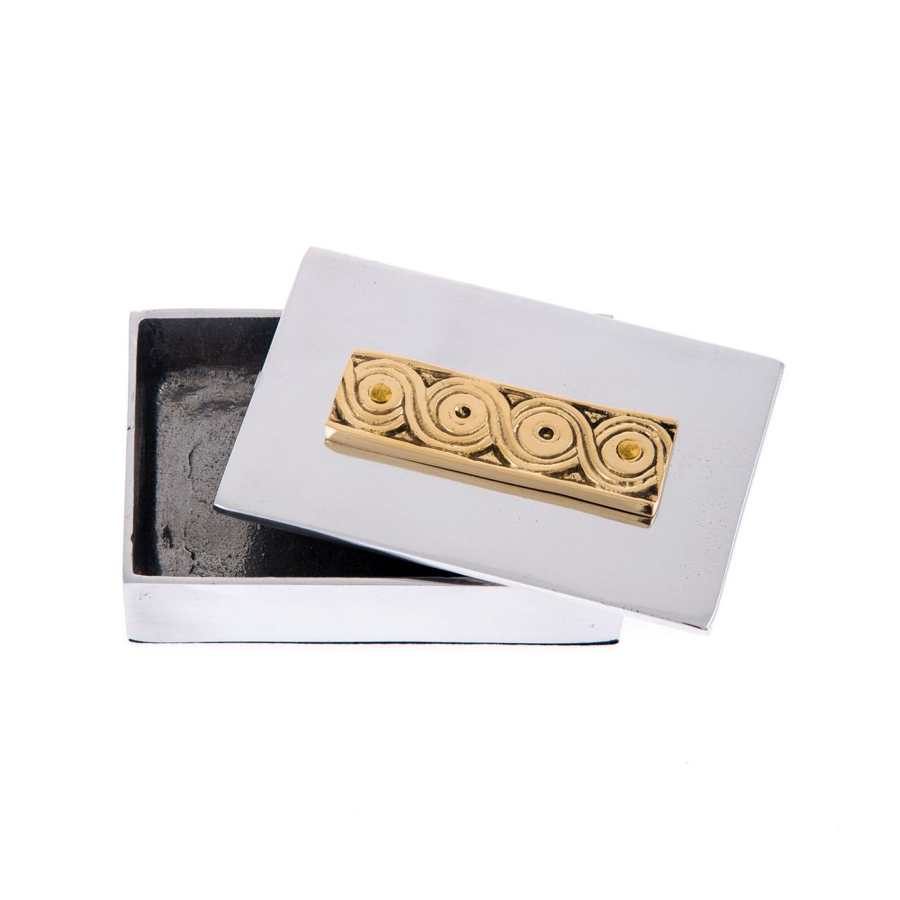 Desk Accessories Set Of 3 Archaic Design Handmade Solid Metal