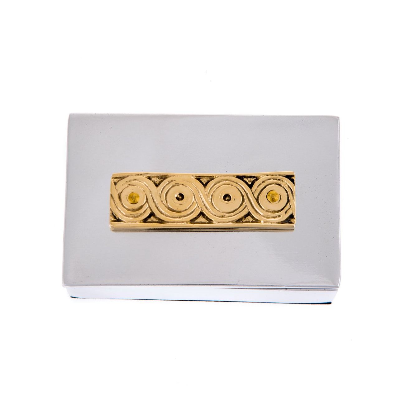 Desk Accessories Set Of 3 Archaic Design Handmade Solid Metal
