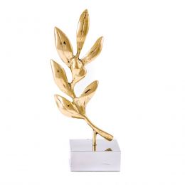 Olive Branch - Handmade Bronze Table Ornament - Style A