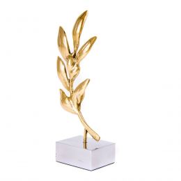 Olive Branch - Handmade Bronze Table Ornament - Style A