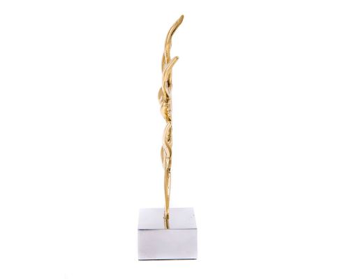 Olive Branch - Handmade Bronze Table Ornament - Style A
