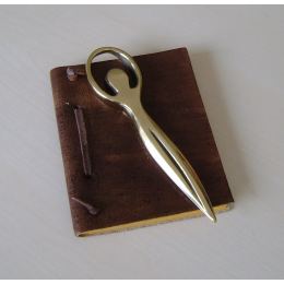 Letter Opener, "Human Figure" Design - Handmade Solid Bronze Desk Accessory