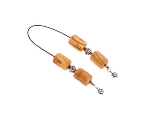 Greek Begleri, Olive Wood Beads on Pure Silk Cord