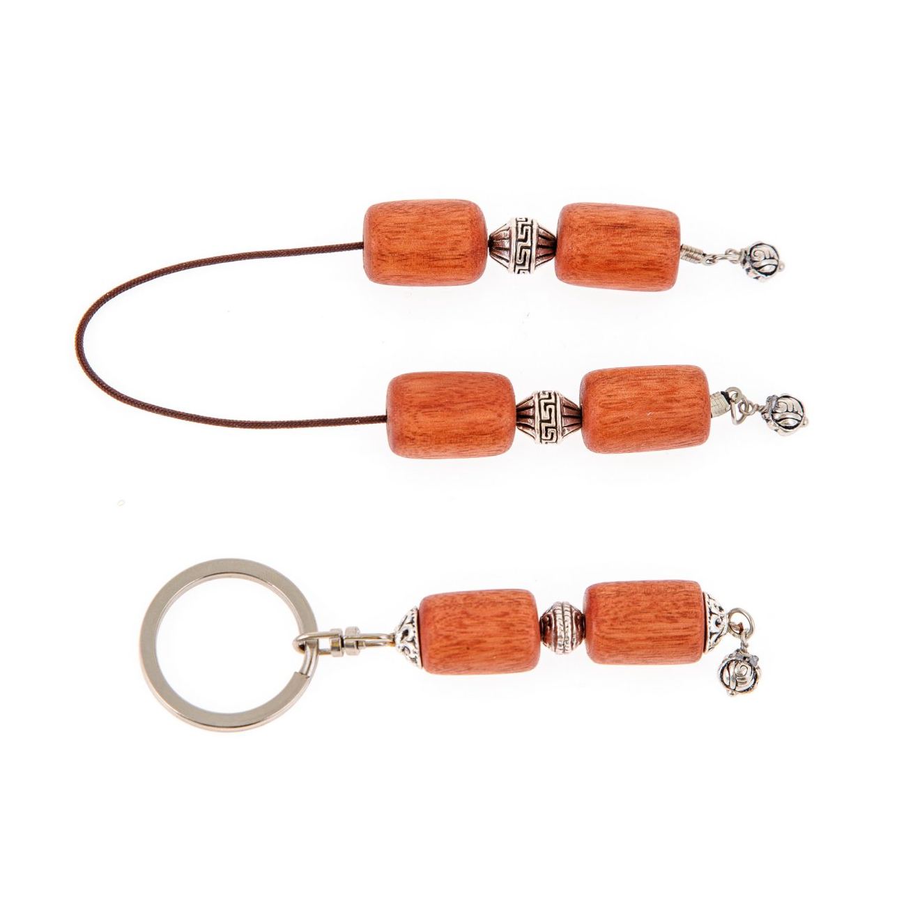 Begleri & Key Holder Set of Eucalyptus Wood Beads