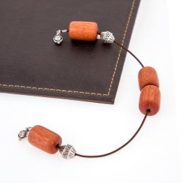 Begleri & Key Holder Set of Eucalyptus Wood Beads