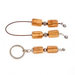 Begleri & Key Holder Set of Olive Wood Beads