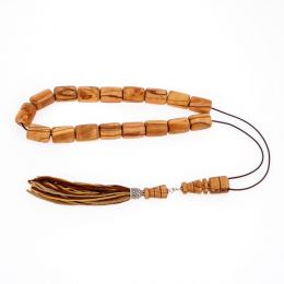 Worry Beads or "Komboloi" & Key Holder Set of Olive Wood Beads