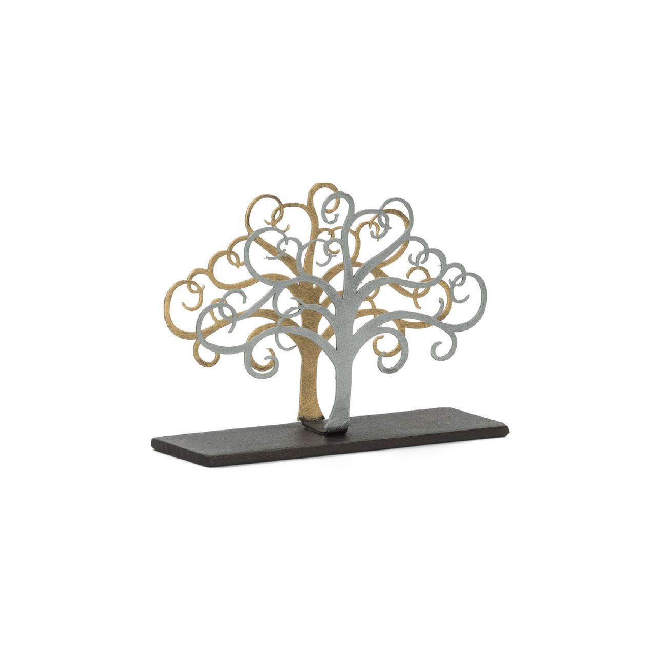 Elegant Handmade Metal Desk Business Card Holder Tree Of Life