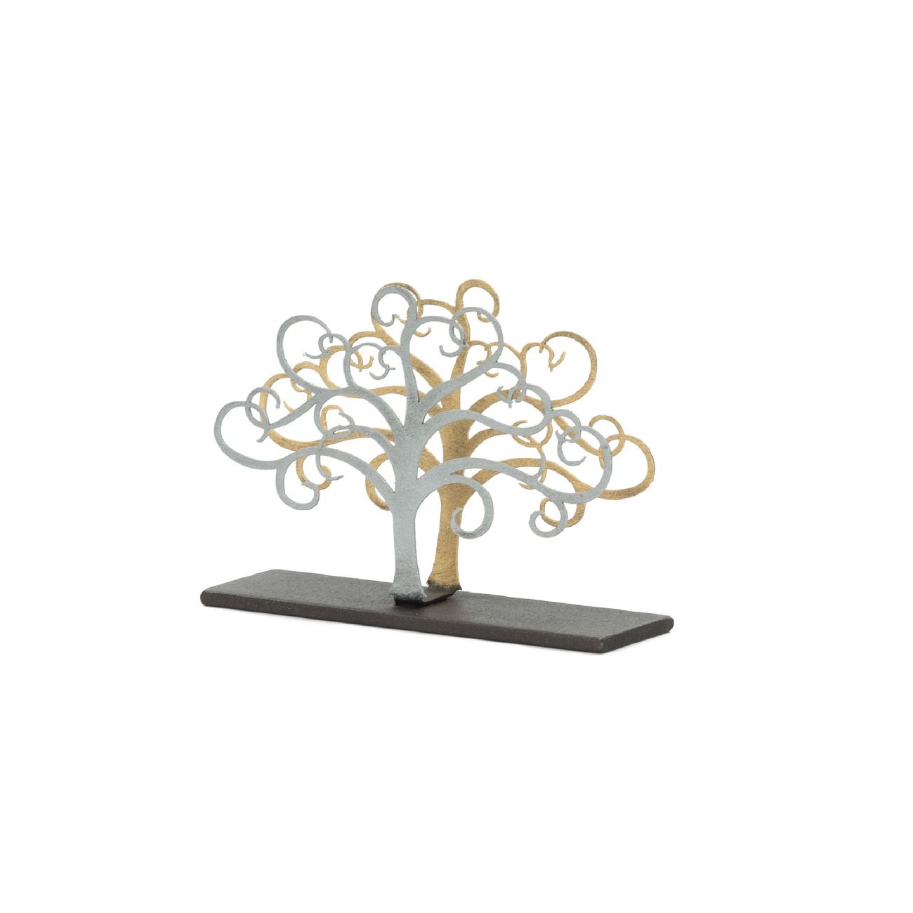 Elegant Handmade Metal Desk Business Card Holder Tree Of Life