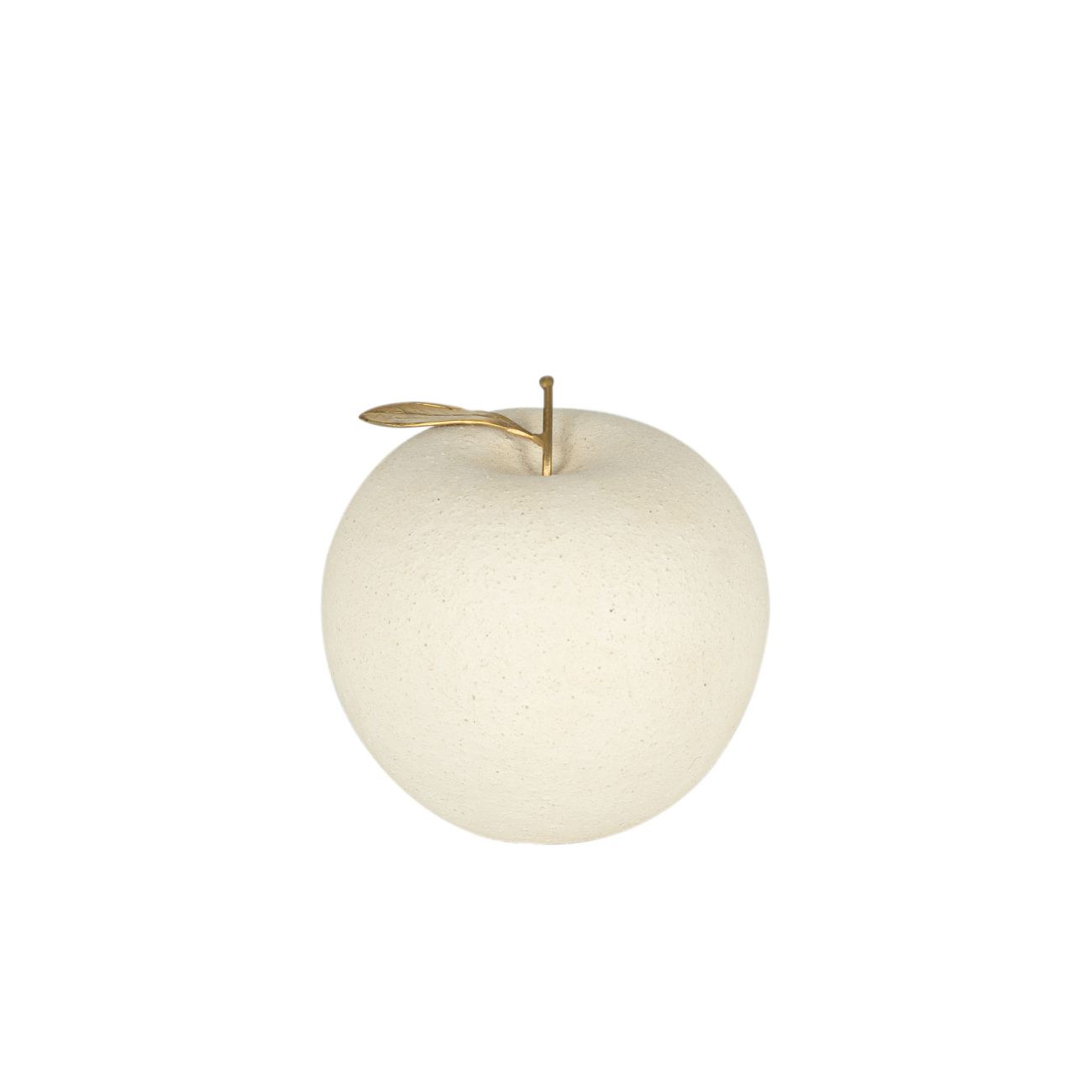 White & Blue Details about   Set of 3 Handmade Ceramic & Brass Decorative Apples Red 