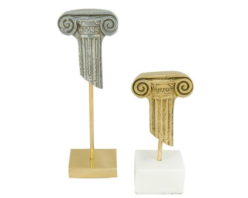 Ancient Gold Column - Pillar, Table Sculpture - 2 Designs