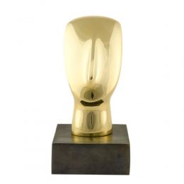 Μεταλλικό Γλυπτό Διακοσμητικό - Κυκλαδικό Ειδώλιο, Χρυσό (11cm)