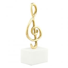 Μεταλλικό Γλυπτό Διακοσμητικό – Μουσικό Κλειδί του Σολ (21cm)