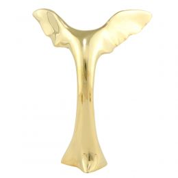 "Winged Goddess Nike" - Victory Goddess, Table Sculpture - Solid Brass with no Base - Handmade Decor Creation - 20cm (7.9")