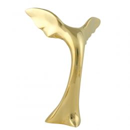 "Winged Goddess Nike" - Victory Goddess, Table Sculpture - Solid Brass with no Base - Handmade Decor Creation - 20cm (7.9")