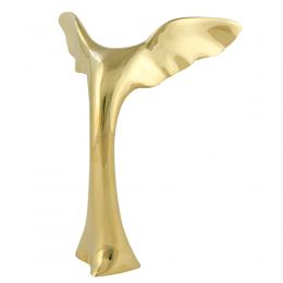 "Winged Goddess Nike" - Victory Goddess, Table Sculpture - Solid Brass with no Base - Handmade Decor Creation - 20cm (7.9")