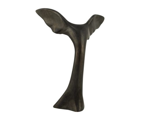 Μεταλλικό Γλυπτό Διακοσμητικό – Φτερωτή Νίκη, Μαύρο (20cm)
