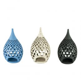 Modern Ceramic Tealight Candle Lantern, Small, Design B - 3 Colors